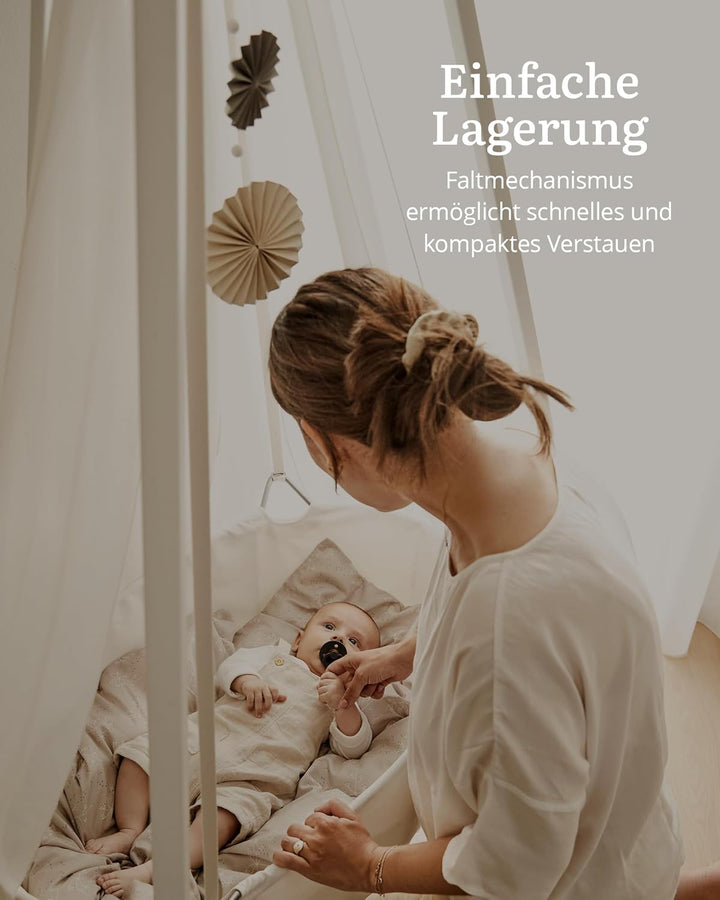 Leander Stativ Grau - Massgefertigtes Stativ für Leander Classic™ Wiege - Aufhängung ohne Deckebohre
