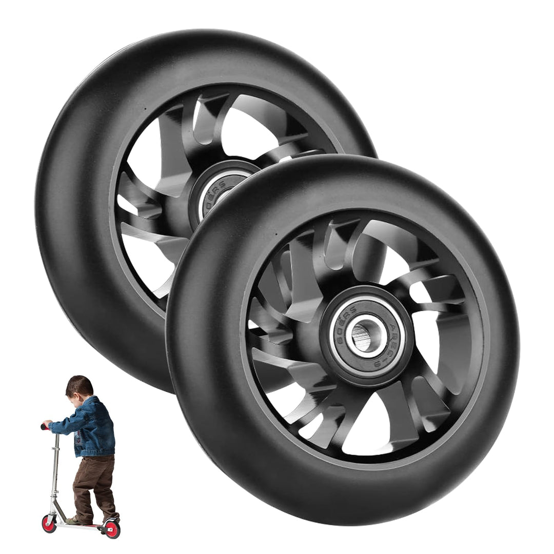Stunt Scooter Rollen, 2 Stück Scooter Ersatzräder, Stunt Scooter Räder mit ABEC-9 Aluminium Kugellag