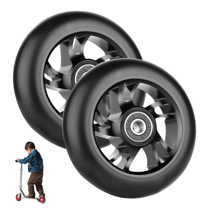 Stunt Scooter Rollen, 2 Stück Scooter Ersatzräder, Stunt Scooter Räder mit ABEC-9 Aluminium Kugellag
