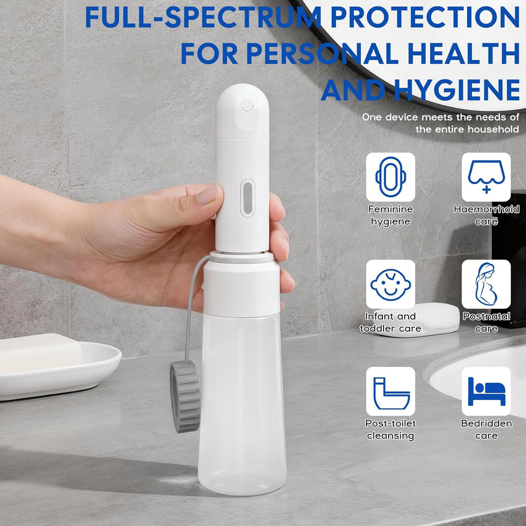 Tragbares Bidet, Elektrische Po Dusche, Tragbares Bidet Reise-Bidet, Reise Bidetflasche Mit 350mL Re
