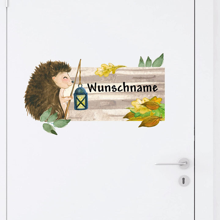 Türaufkleber oder Wandaufkleber Aufkleber mit Wunschnamen für Kinderzimmer Junge Mädchen (Gr.2 40x28