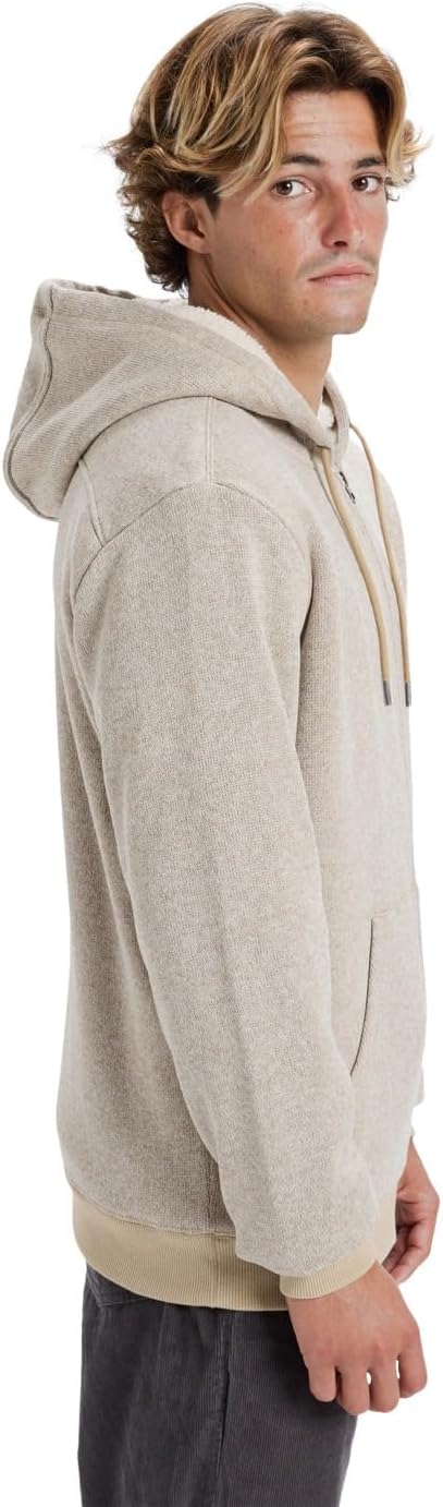 Quiksilver Herren Keller Sherpa Sweatshirt M Twill Heather, M Twill Heather