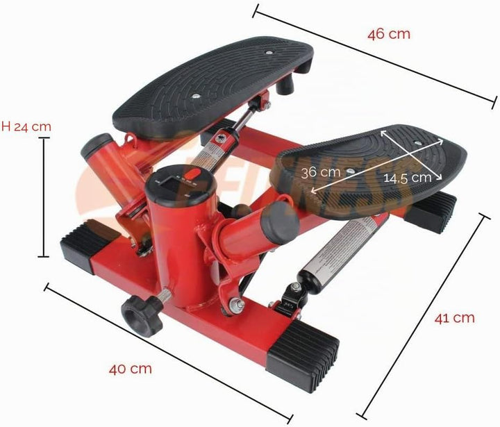 FFITNESS Swing Stepper with Rope, rot, Media