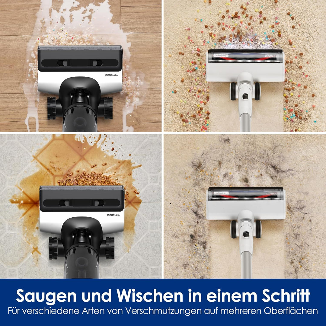 Tineco Floor ONE Switch S7 Nass Trockensauger, Saugwischer 40min, Staubsauger 65min, 70℃ Flashdry, B