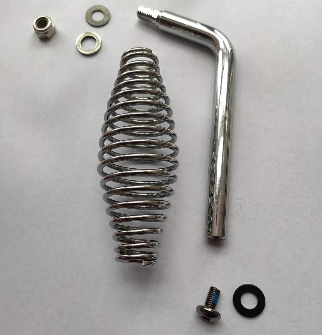 Gooyoou 12,7 cm Edelstahl-Federgriff mit 1,27 cm Stahlstange für Grillgruben, Anhänger, Metallprojek