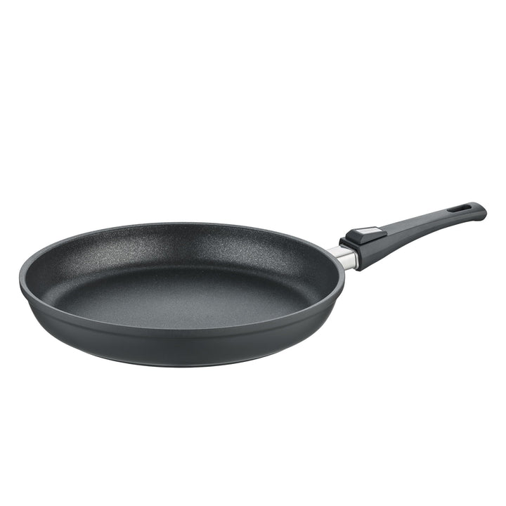 Berndes Bratpfanne Vario Click 32 cm, Induktion, Pfanne mit abnehmbarem Stiel, robuster Aluguss, ant