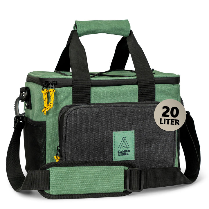 Campo Libre.® Hulk I Premium Camping Kühltasche 30l & 20l I Kühltasche klein mit Wasserdichten Reiss
