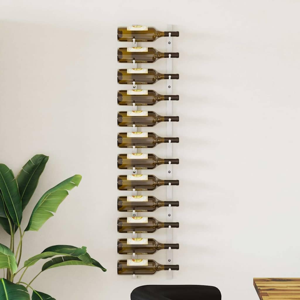 vidaXL Wand Weinregal für 12 Flaschen Wandregal Weinhalter Weinflaschenhalter Flaschenregal Weinstän