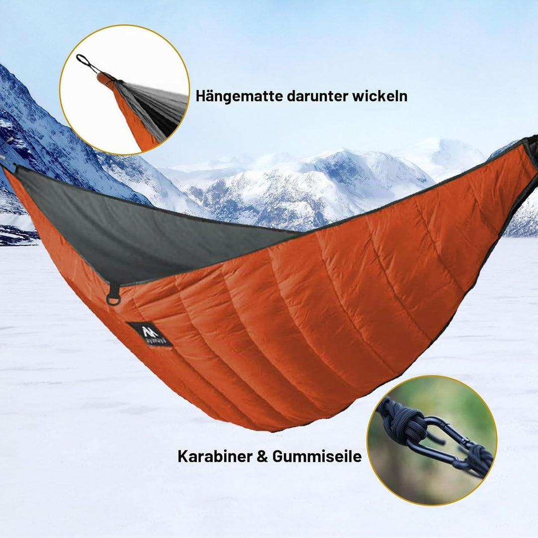 Hängematte Underquilt Isomatten Underkilt Outdoor, Ultralight Baumwolle Underblanket Winterschlafsac