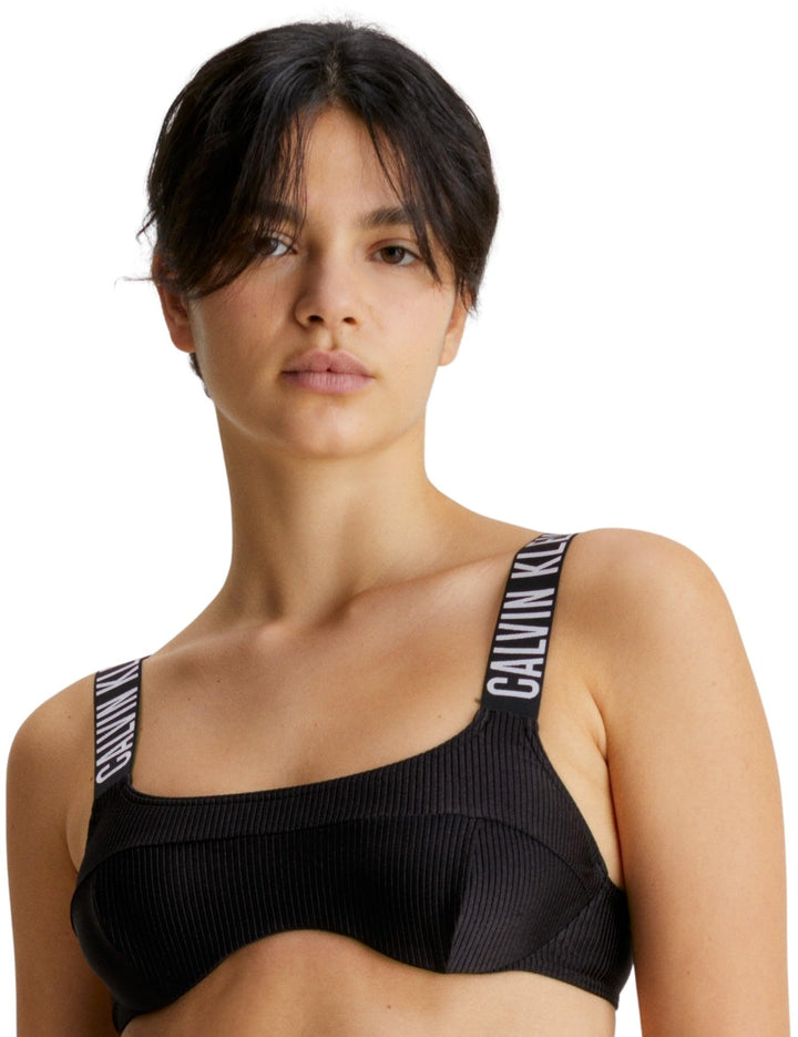 Calvin Klein Damen Bikinitop Bralette Ungepolstert S Pvh Black, S Pvh Black