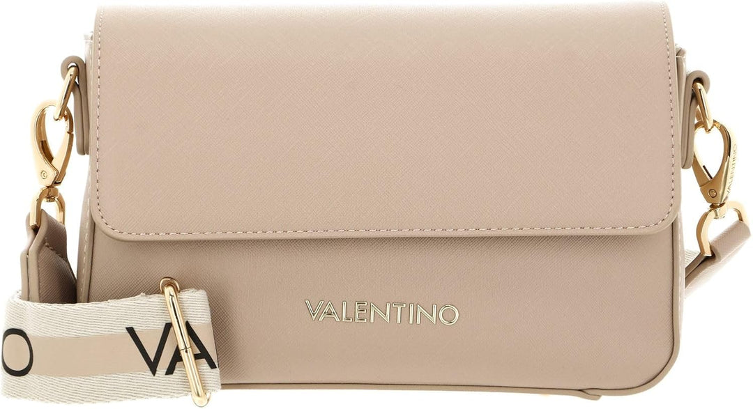 Valentino Damen Zero Re Umhängetasche, Beige