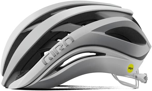 Giro Aether MIPS Strassenhelm Medium/55-59 cm matte white/silver, Medium/55-59 cm matte white/silver