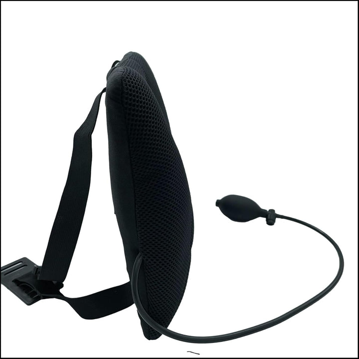 Sitwell Comfort Rückenkissen mit Stoffbezug (Stoff 3D Black), Stoff 3d Black