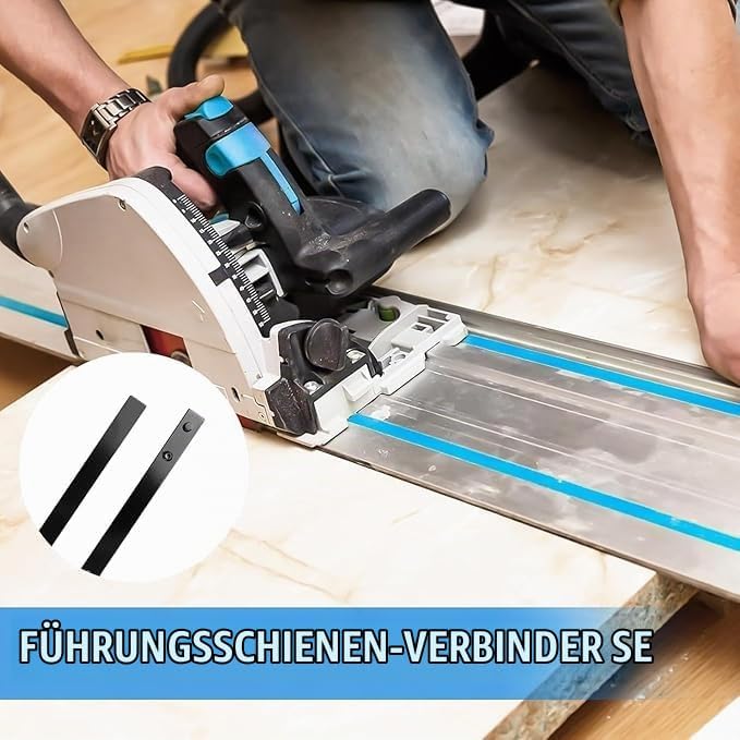 2 Paar Führungsschienenverbinder für Makita Führungsschiene P-45777,Vorhangschiene Verbinder,für Lan