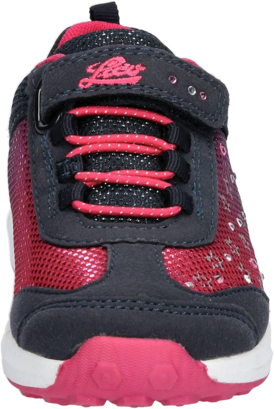 Lico Mädchen Dreamer Vs Sneaker 25 EU Marine Pink Silber, 25 EU Marine Pink Silber