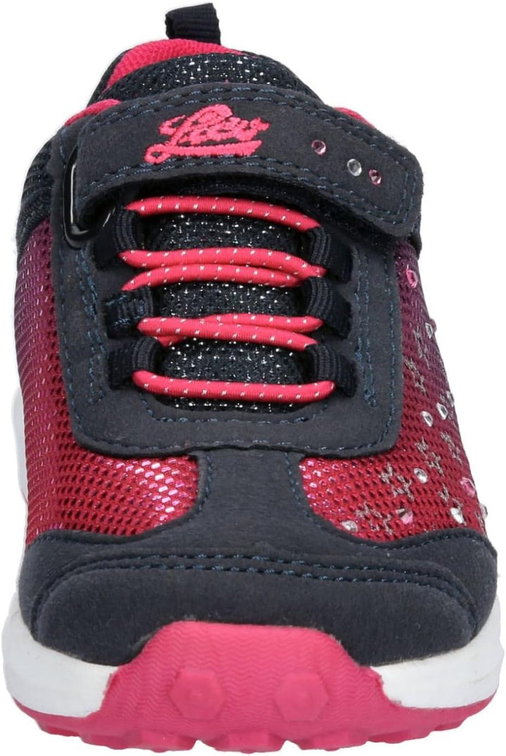 Lico Mädchen Dreamer Vs Sneaker 25 EU Marine Pink Silber, 25 EU Marine Pink Silber