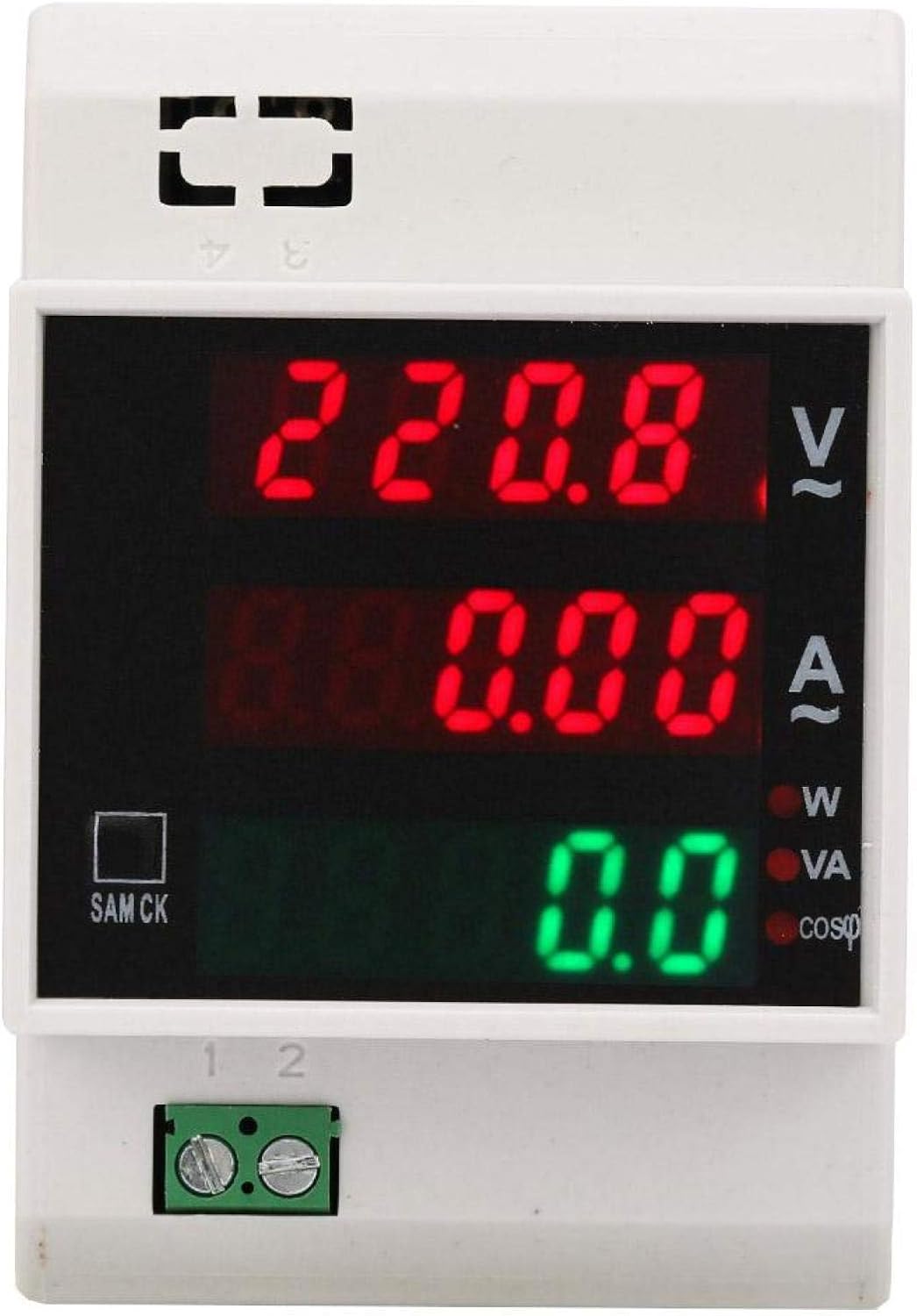 Power Factor Meter, stabile Leistung, multifunktionaler Leistungsmesser, zur Spannungsmessung(AC200-