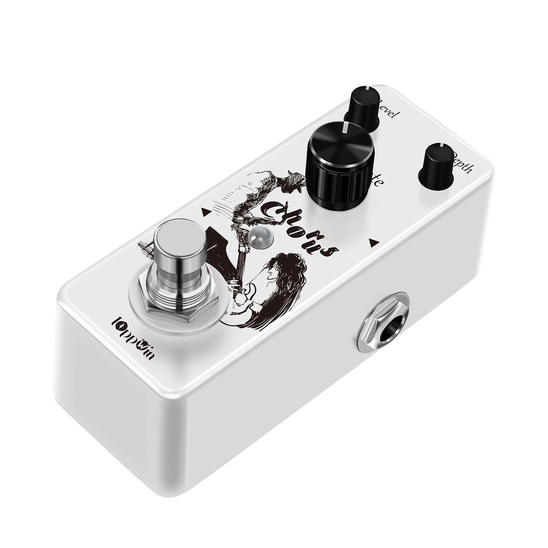 Analog Chorus Pedal - Warmes, Klares Chorus-Klang für Rock, Blues & Post-Rock | Metallgehäuse | True