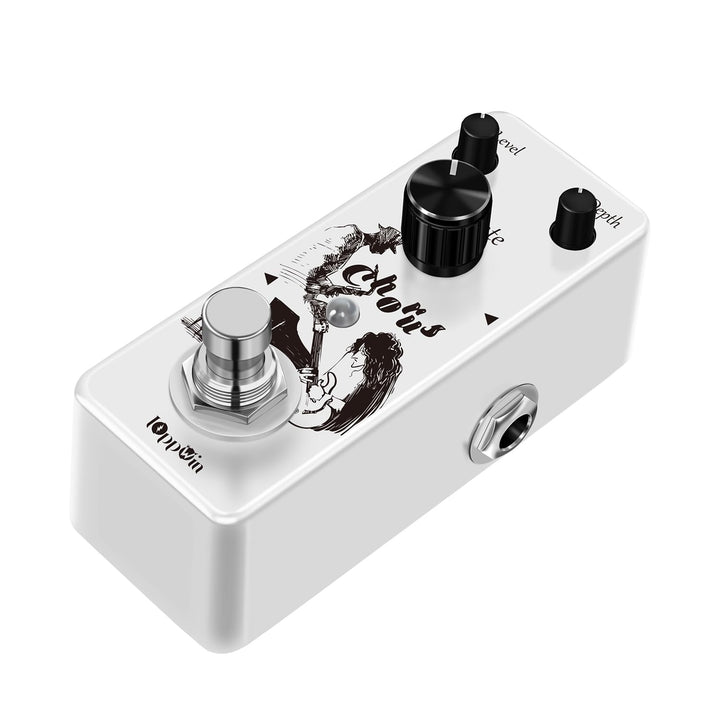 Analog Chorus Pedal - Warmes, Klares Chorus-Klang für Rock, Blues & Post-Rock | Metallgehäuse | True