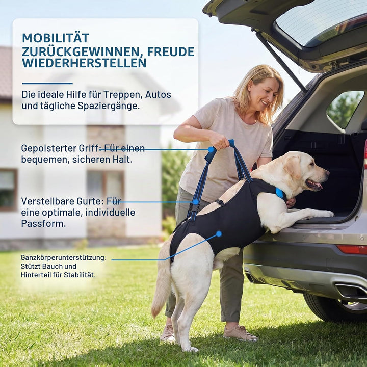 Tragehilfe Hund Hundegeschirr Hunde Tragehilfe für Grosse - XL | Hunde Tragehilfe für Mittelgrosse G