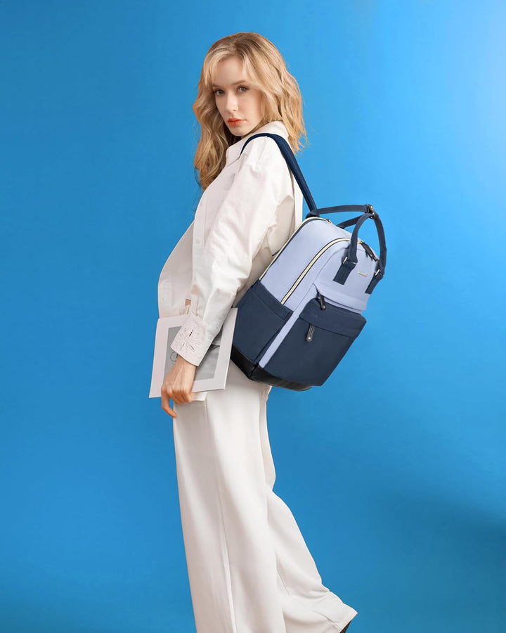 LOVEVOOK Rucksack Damen Herren, Schulrucksack Teenager Mädchen mit 15,6 Zoll Laptop-Fach, Wasserdich