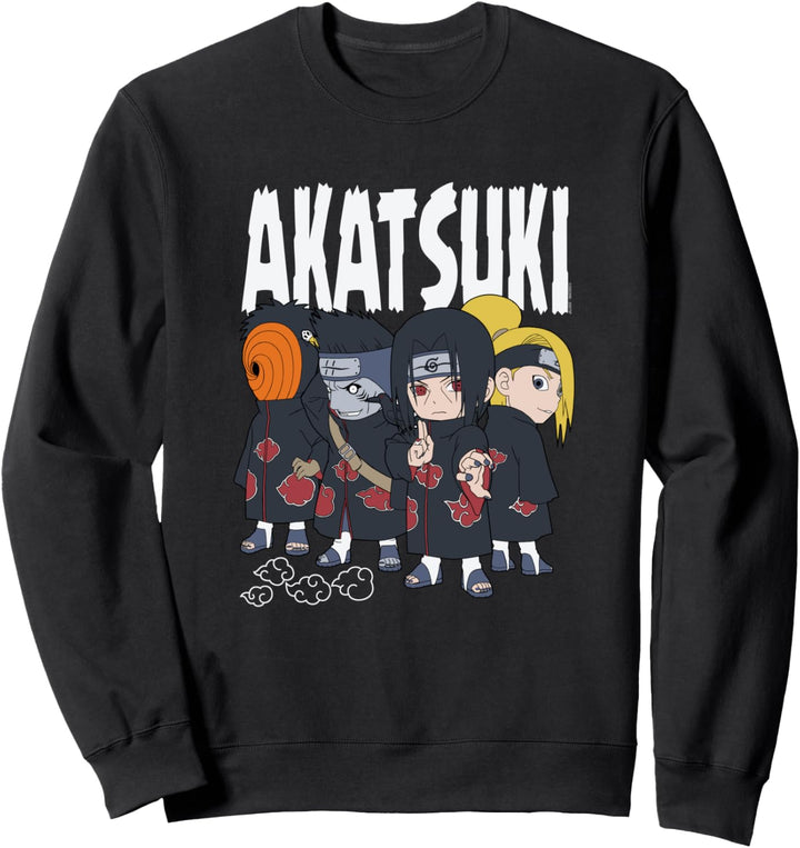 Naruto Shippuden Chibi Akatsuki die Pose Sweatshirt