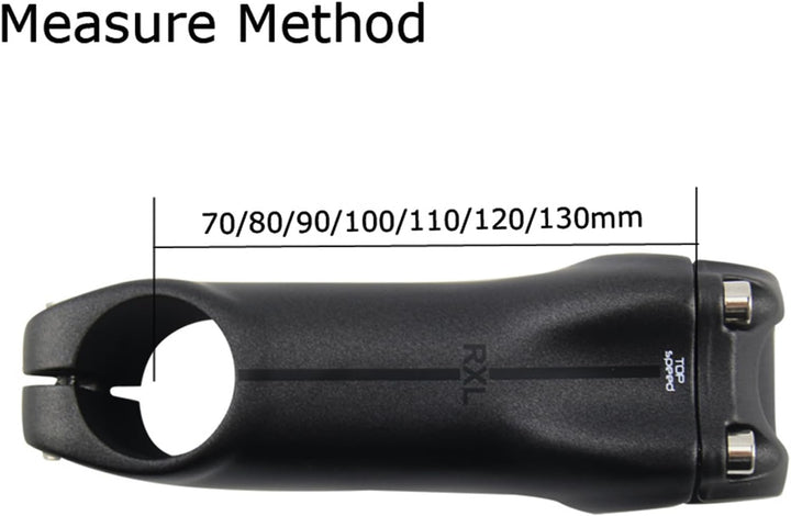 RXL SL Carbonfaser rennrad vorbau Ø 31.8, Carbon vorbau rennrad 6/17grad 70/80/90/100/110/120/130mm