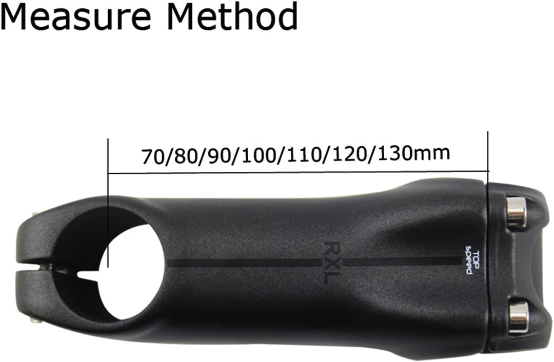 RXL SL Carbonfaser rennrad vorbau Ø 31.8, Carbon vorbau rennrad 6/17grad 70/80/90/100/110/120/130mm