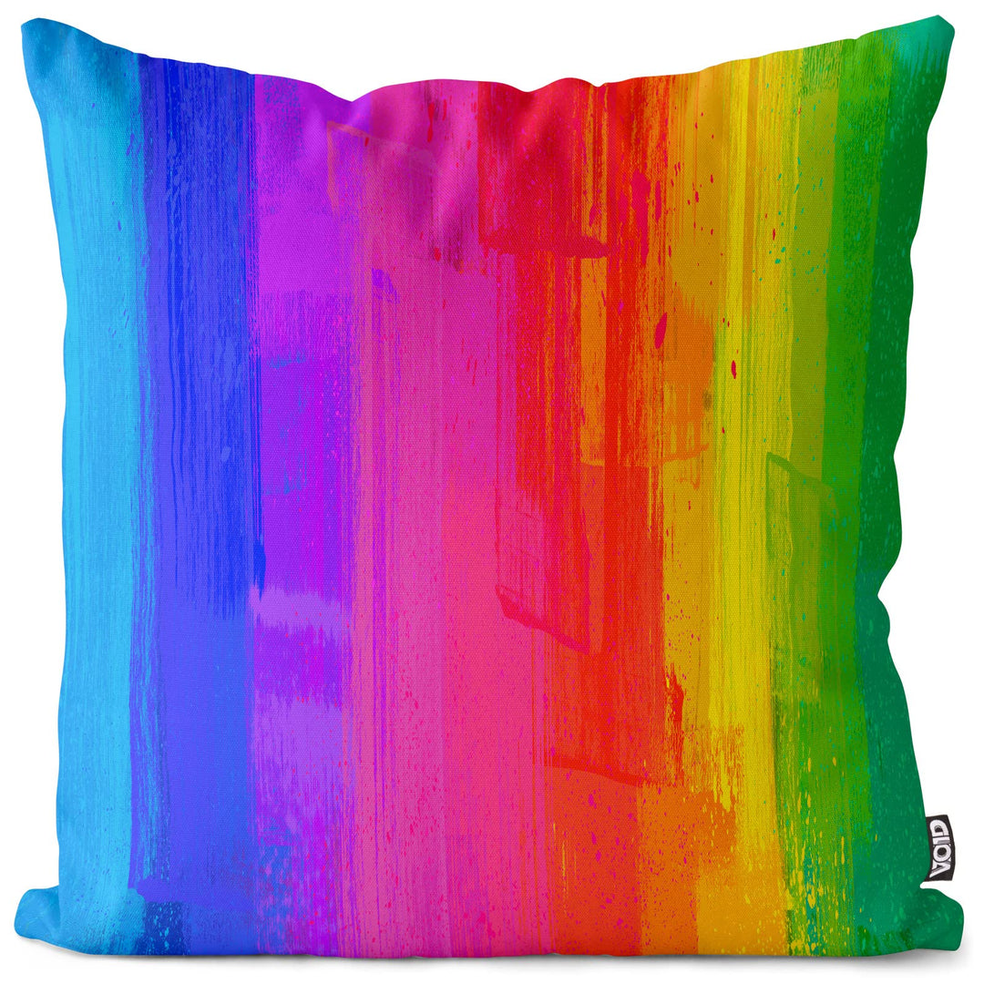 VOID Regenbogen Farben Kissenbezug Kissenhülle Sofakissen Kissen Deko Outdoor-Kissen Dekokissen, Kis