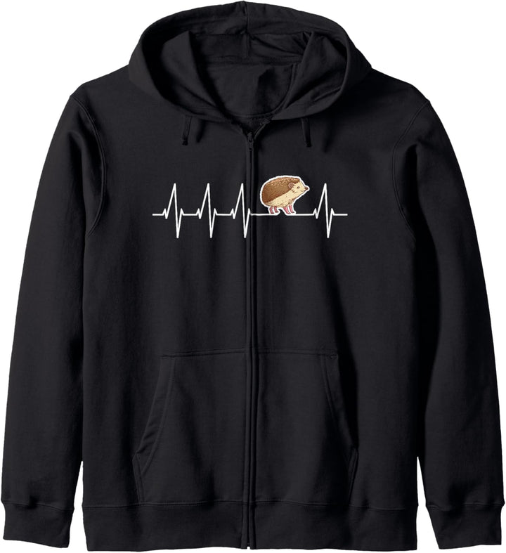 Igel Herzschlag Liebe Herbst Igelschutz niedlicher Igel Kapuzenjacke