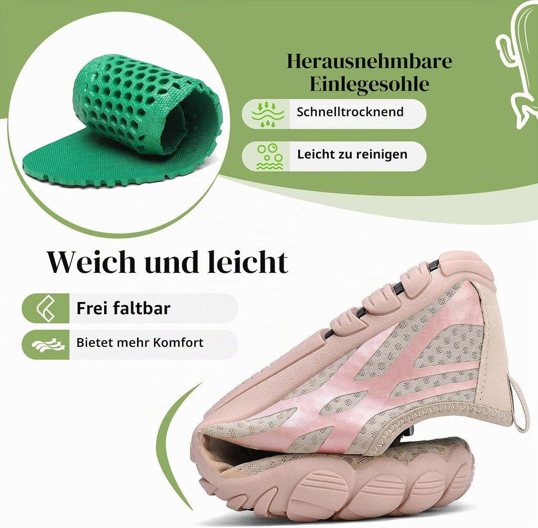 SAGUARO Badeschuhe Damen Aquaschuhe Herren Slip On Atmungsaktiv Schnelltrocknend Wasserschuhe Outdoo