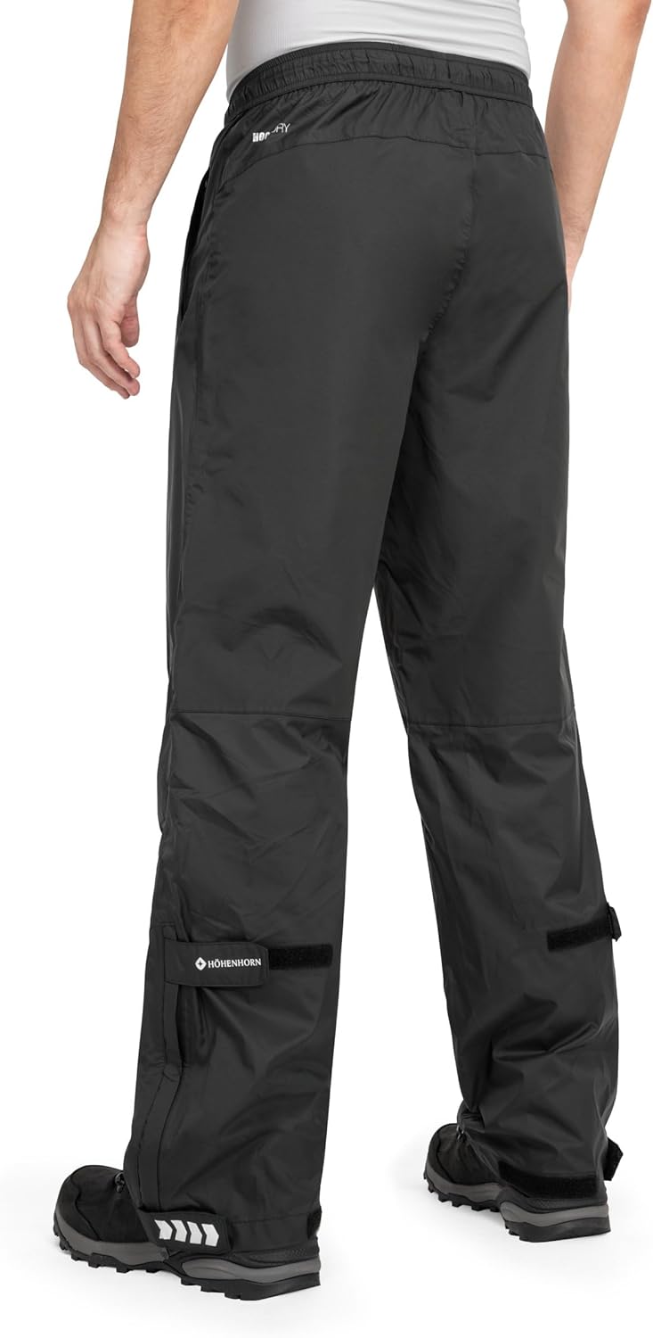 Höhenhorn Pluvia Herren Regenhose wasserdichte Überziehhose Wassersäule 5.000 mm Atmungsaktive Outdo