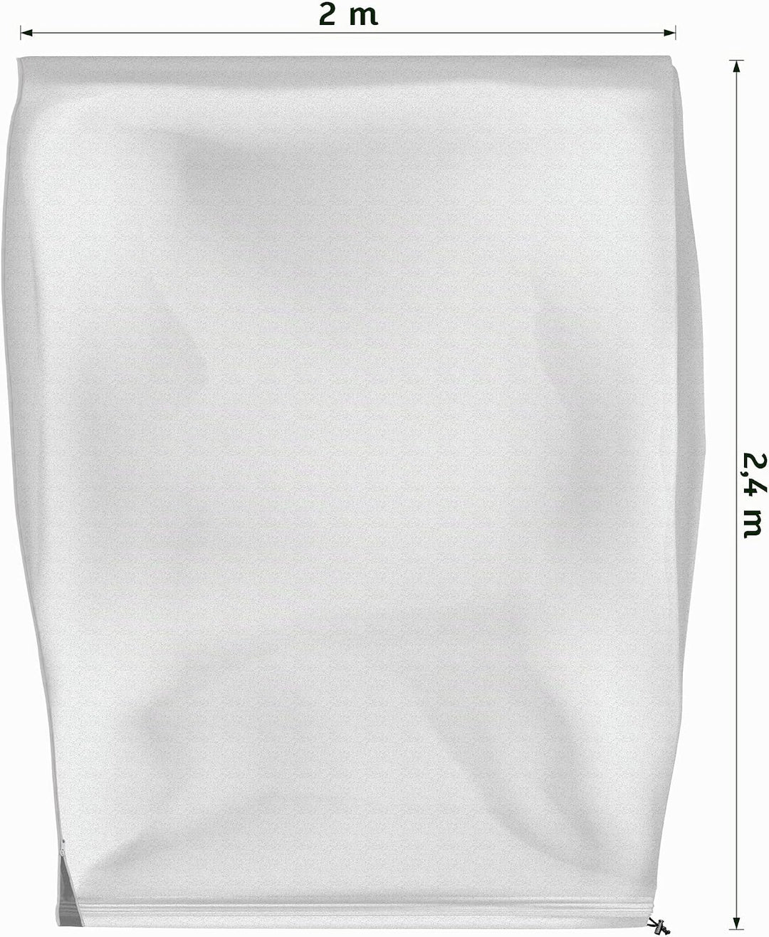 TTL Garden 200 x 240 cm Winterschutz Haube für Pflanzen 80g/m² weiss - Premium Vlies Schutzhülle mit