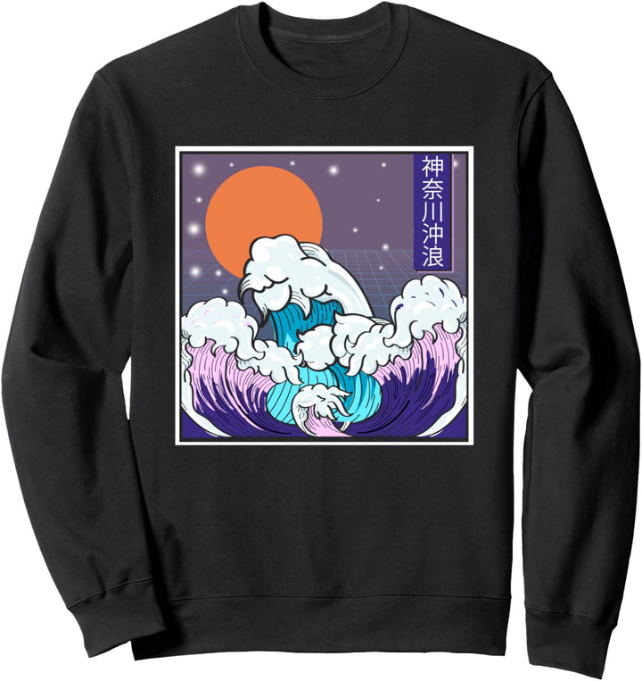 Die Grosse Welle Von Kanagawa Katsushika Hokusai Geschenk Sweatshirt