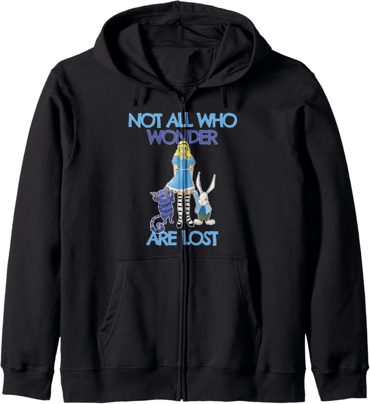 Not All Who Wonder Are Lost - Alice In Wonderland Kapuzenjacke