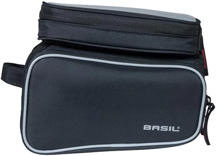 Basil Sport Design Oberrohr Rahmentasche Doppel M - Geeignet für Elektrisches, City, Damen, Herrenfa