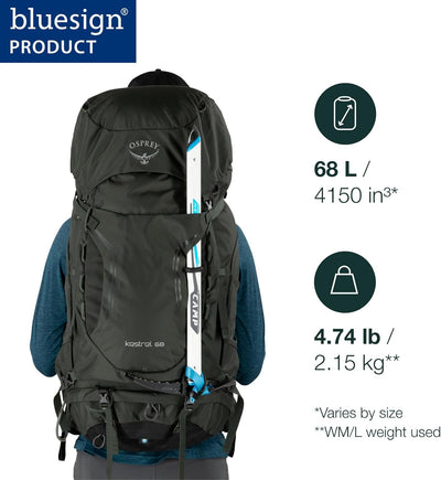 Osprey Europe Damen Kyte 68 Backpack Schwarz WXS/S, Schwarz WXS/S