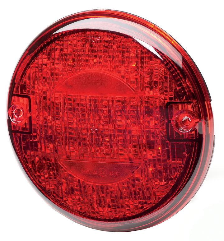 HELLA - Heckleuchte - Valuefit - LED - 24/12V - Anbau/geschraubt - Lichtscheibenfarbe: rot - Stecker