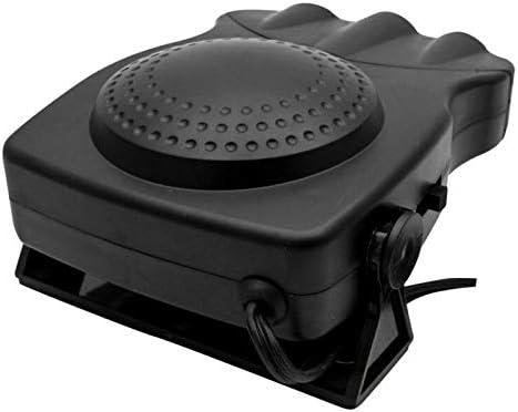 Riloer Auto Lüfter Abtau Heizung Fast Defroster & Mini Lüfter Winkel einstellbar 2 in 1 tragbar 12V