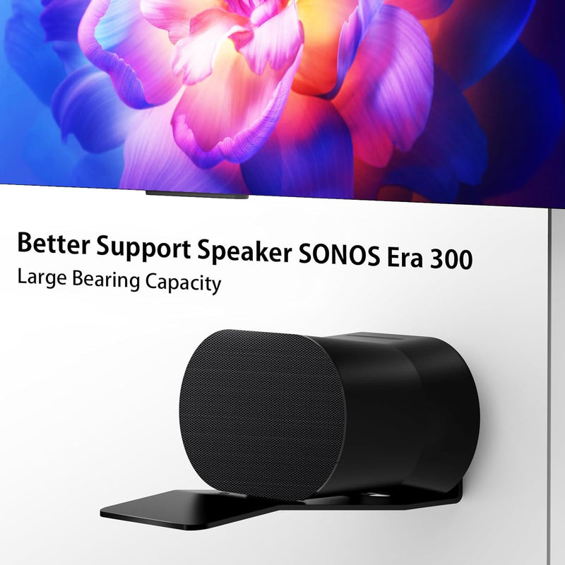 Olycism 2 Stück Wandhalterung kompatibel mit Sonos Era 300 Halterung für Sonos ERA 300 Lautsprecher