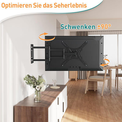 ELIVED Lang Arm TV Wandhalterung für die meisten 26-60 Zoll Fernseher, Eck TV Halterung Ausziehbar 7