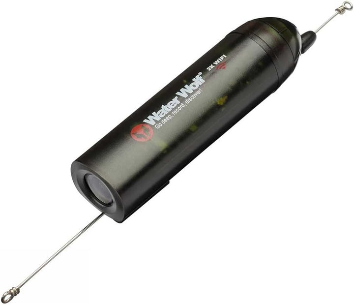 Water Wolf 2.0 WiFi Unterwasser-Action-Kamera für den Angelsport – 1080p HD Unterwasserkamera mit 12