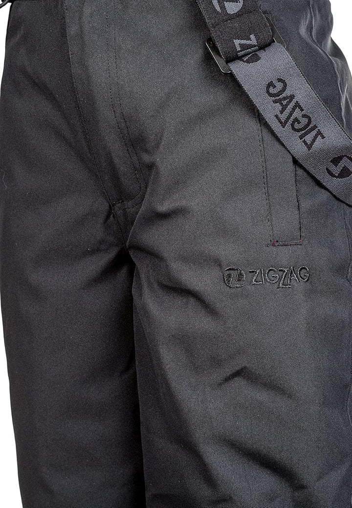 ZIGZAG Kinder Skihose 'Soho' mit 10.000 mm Wassersäule Robuste Skihose mit abnehmbaren Hosenträgern,