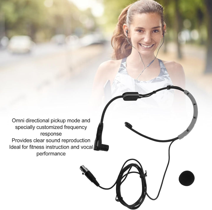 Kopfbügelmikrofon für Shure PGA31 SM31 SM35 Wireless-System, Headset-Kondensatormikrofon, mit TQG-An