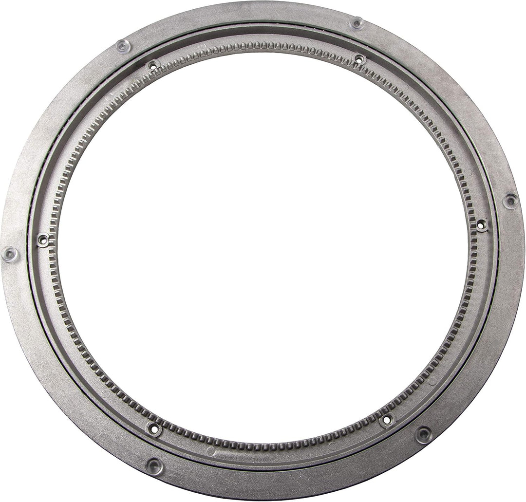 Gedotec Schwerlast-Drehbeschlag 360° Drehscheibe drehbar Ø 320 mm | Drehteller Stahl silber | Druckk