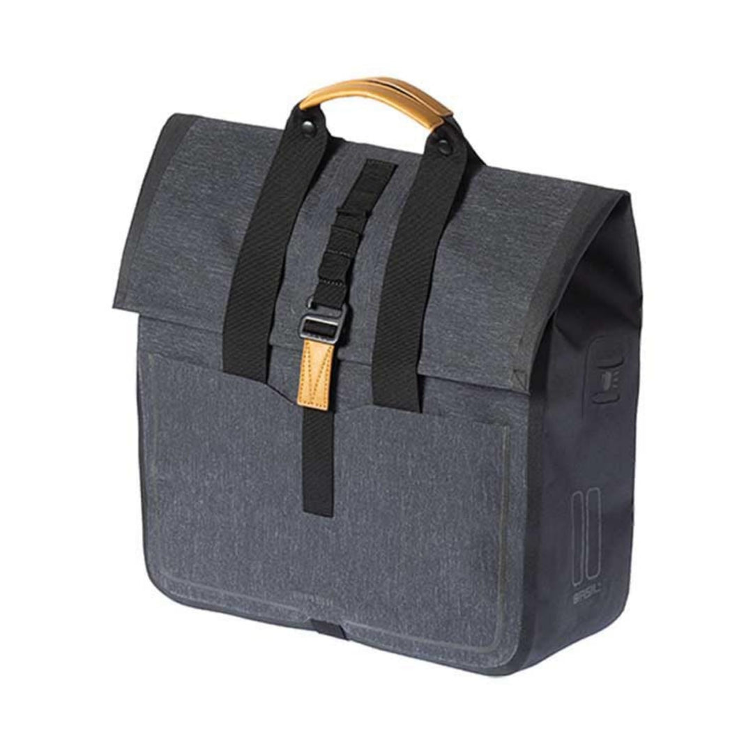 Basil Urban Dry Shopper Fahrradtasche 34 x 16 x 48 cm Dunkelgrey, 34 x 16 x 48 cm Dunkelgrey