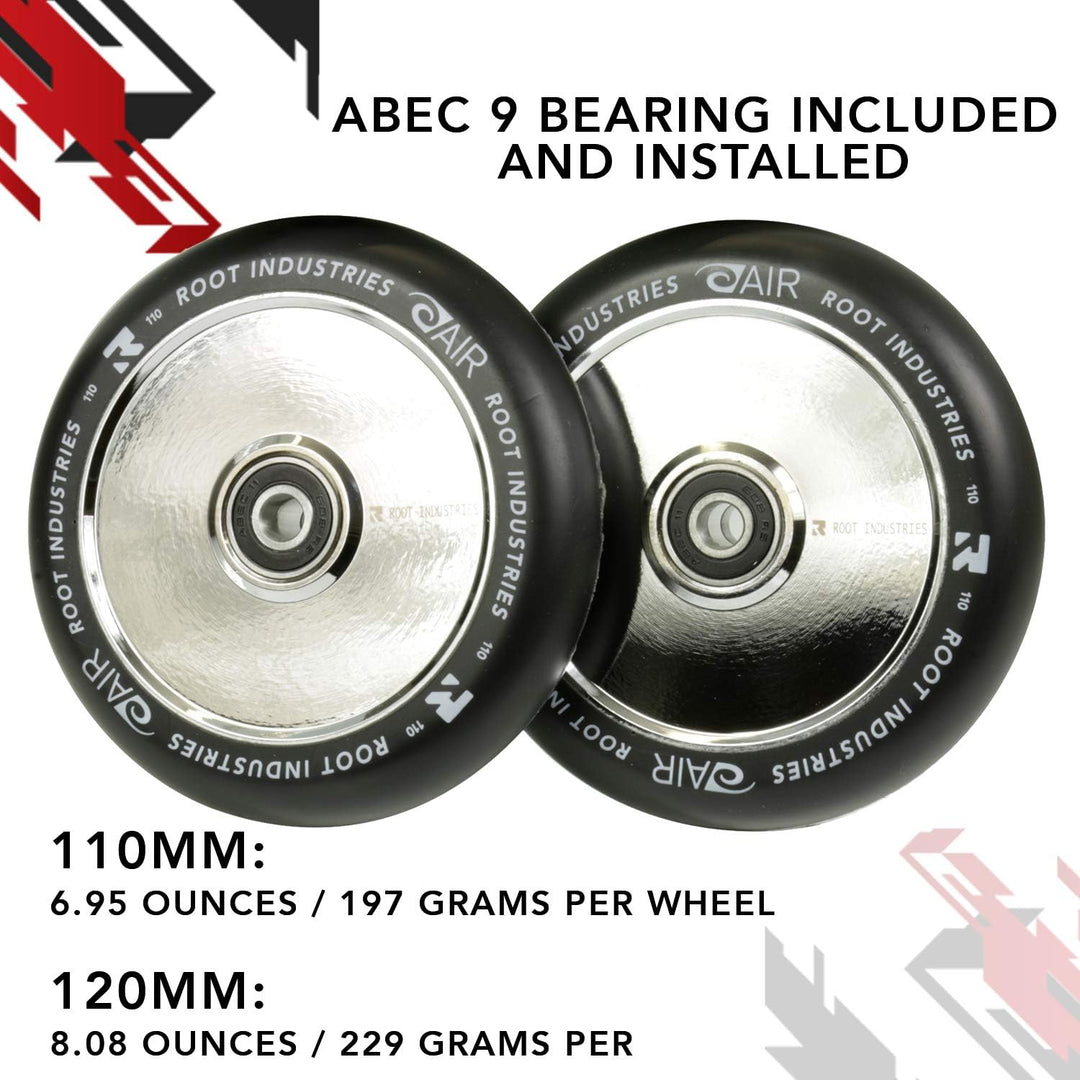 Root Industries 120 Mm Air Wheels Räder 110mm Mirror, 110mm Mirror