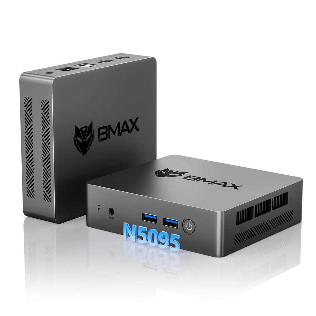 BMAX Mini PC W-11 N5095 (bis zu 2,9 GHz) 8GB LPDDR4 256GB SSD,Micro PC,2,5-Zoll-SSD/Gigabit Ethernet
