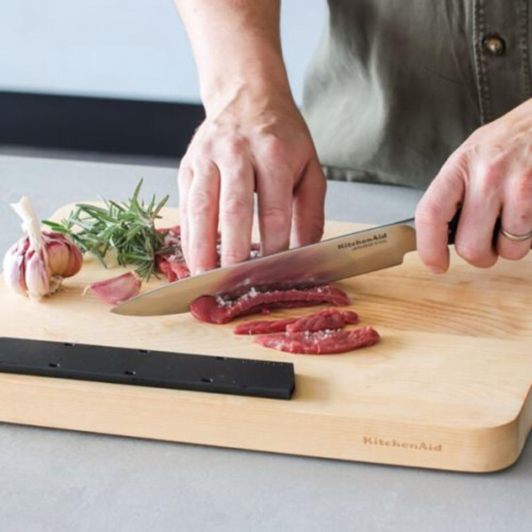 KitchenAid Gourmet Fleischschneidemesser, scharfe Klinge aus hochwertigem japanischem Kohlenstoffsta