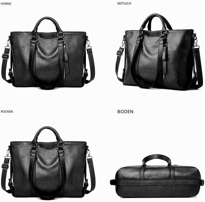 Coolives Damentasche Damen Henkeltasche mit Schultergurt aus PU-Leder Vintage Handtasche Retro Tasch